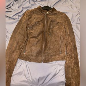 Levi’s Brown Leather Suade Jacket